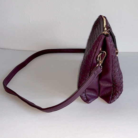 NWOT leather woven convertible bag/clutch - Picture 16 of 16